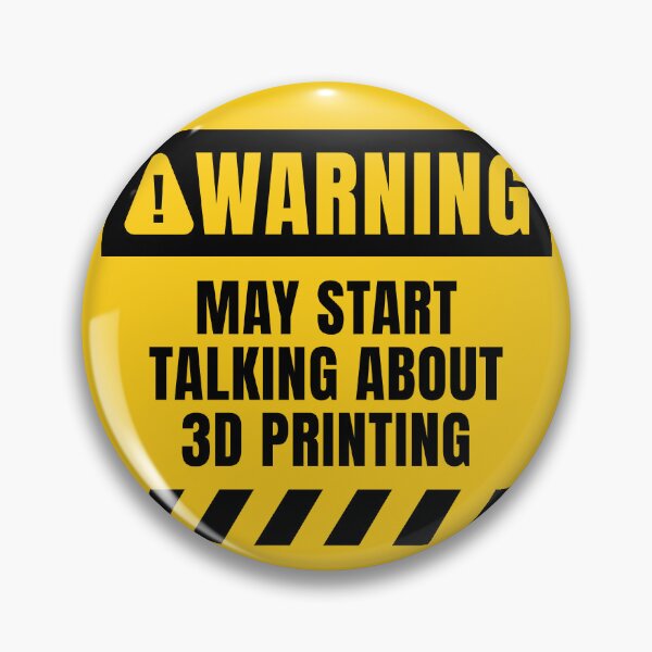 Item preview, 3D Printing Warning Sign designed and sold by MaryAller.