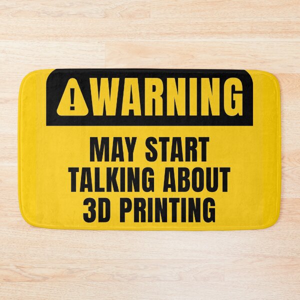 Item preview, 3D Printing Warning Sign designed and sold by MaryAller.