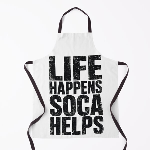 Item preview, Life Happens Soca Helps T-Shirt, Soca Music Lover Gift, Caribbean Carnival Party Graphic Tee designed and sold by Maravillio.