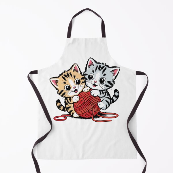 Item preview, Two Playful Kittens – Cute Cat Illustration designed and sold by DoraTora.
