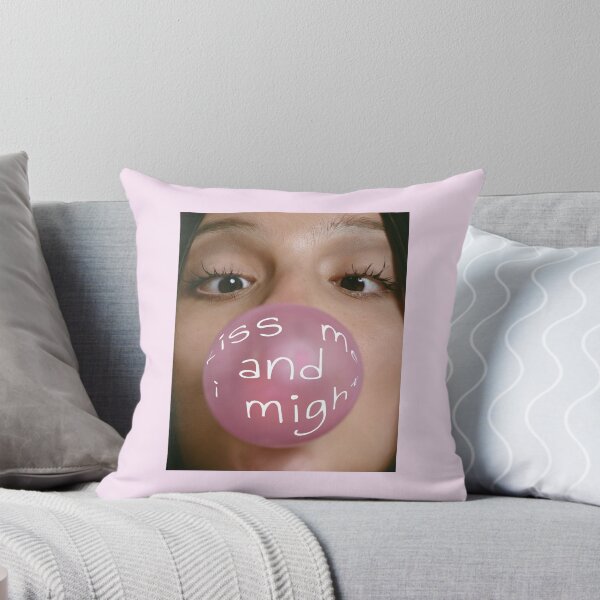 Item preview, "Kiss me and I might": Olivia Rodrigo popping bubble gum designed and sold by DreamsPortal.