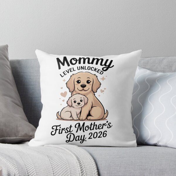 Aperçu de l'œuvre Mommy’s Little Unlocked – Cute Dog Mom & Puppy Mother’s Day Gift 2026 créée et vendue par M-SHOP ★★★★★.