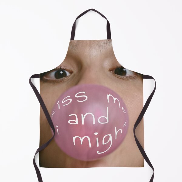 Item preview, "Kiss me and I might": Olivia Rodrigo popping bubble gum designed and sold by DreamsPortal.