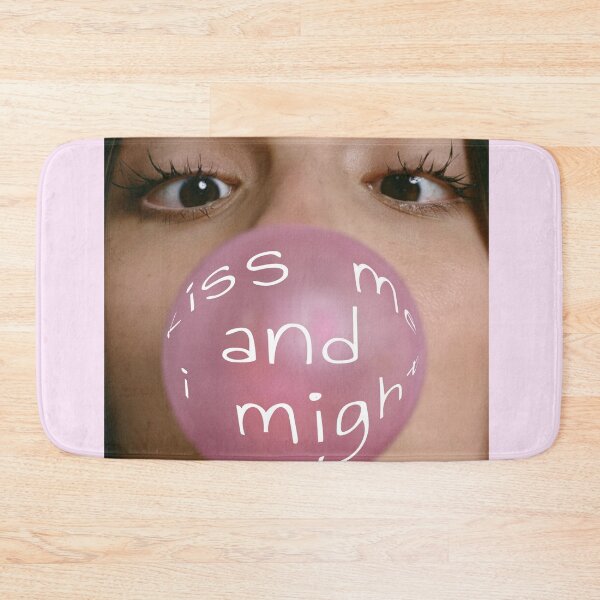 Item preview, "Kiss me and I might": Olivia Rodrigo popping bubble gum designed and sold by DreamsPortal.