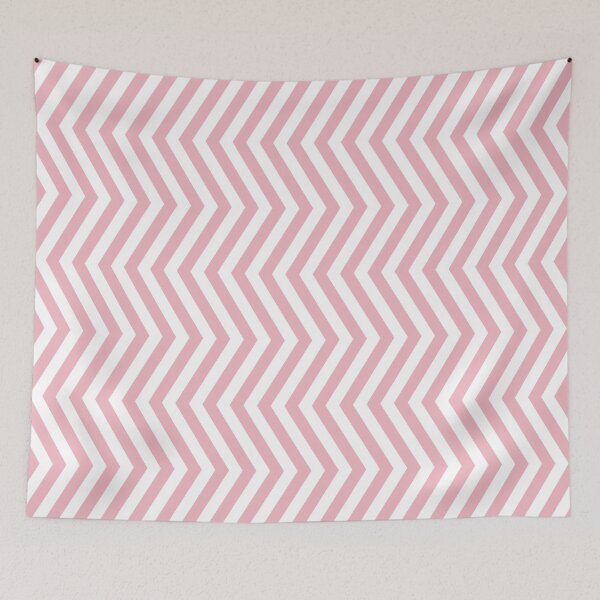 Item preview, Blush And White Chevron Pattern designed and sold by pattern-archive.