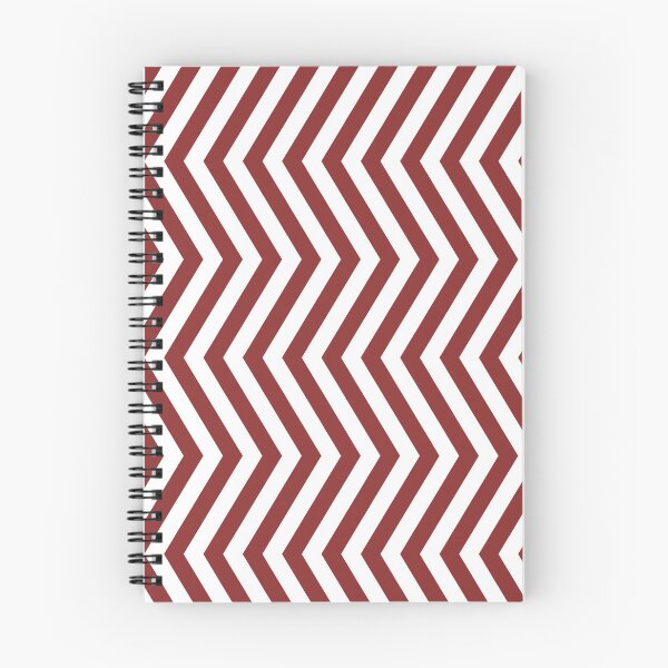 Item preview, Brick Red And White Chevron Pattern designed and sold by pattern-archive.
