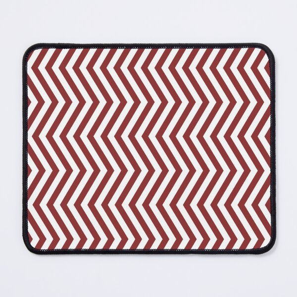 Item preview, Brick Red And White Chevron Pattern designed and sold by pattern-archive.