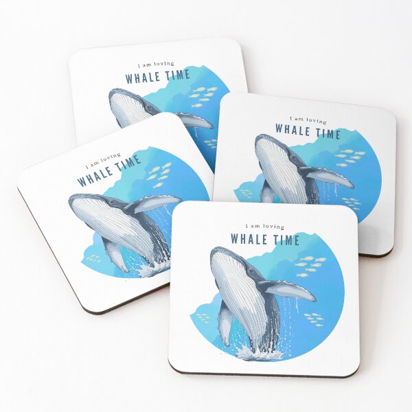 Item preview, Whale Time | Majestic Ocean Whale Illustration designed and sold by Nksparks.