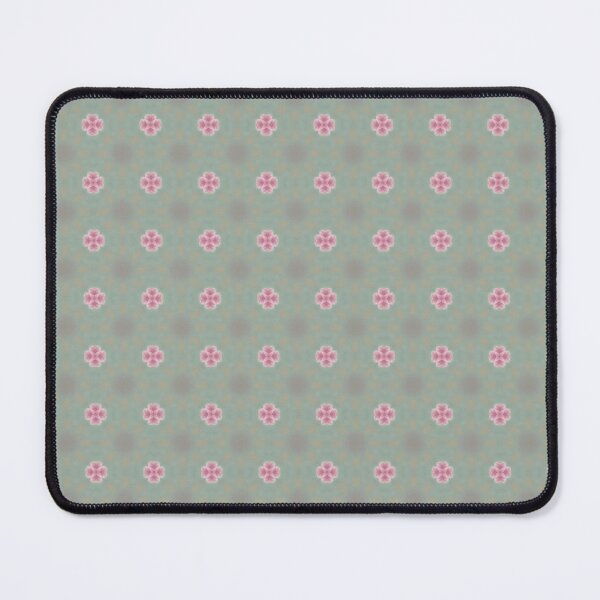 Item preview, Soft Pink Floral Dot Pattern designed and sold by MegaNovaArt.