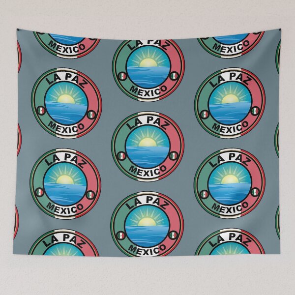 Item preview, La Paz Mexico flag designed and sold by studioss76.