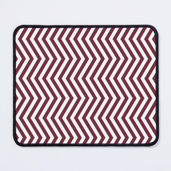 Item preview, Burgundy And White Chevron Pattern designed and sold by pattern-archive.