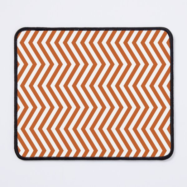 Item preview, Burnt Orange And White Chevron Pattern designed and sold by pattern-archive.