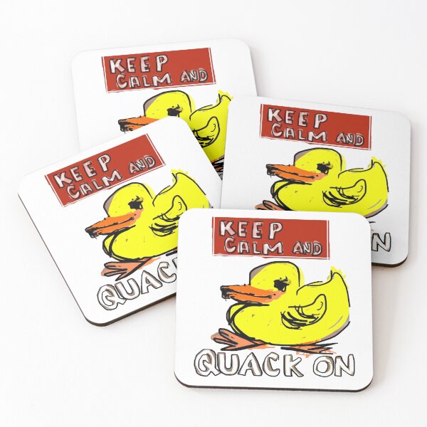 Item preview, Keep Calm and Quack On designed and sold by Jack-C-Art.