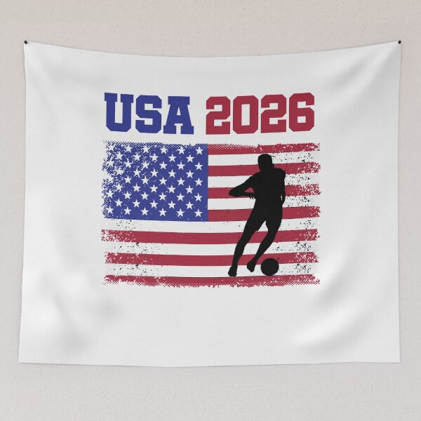 Item preview, USA Soccer Fan 2026 United States American Flag designed and sold by clothesy7.