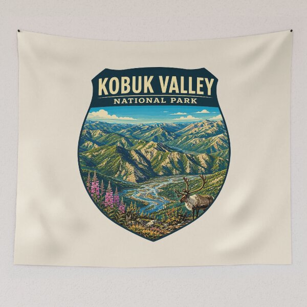 Item preview, Kobuk Valley National Park Retro Design designed and sold by Gideon Emmerich.