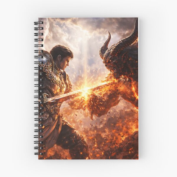 Item preview, Angel vs Demon – Epic Celestial Battle, Dark Fantasy Warrior, Infernal Clash Art designed and sold by thor81pl.