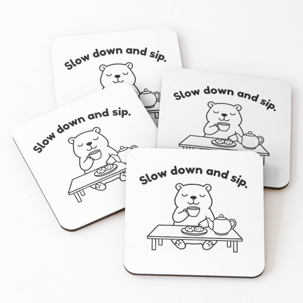 Item preview, Slow Down and Sip Capybara – Simple Mindfulness Design designed and sold by PAPIRO SIGLO XXI.