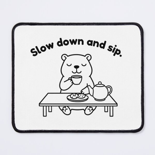 Item preview, Slow Down and Sip Capybara – Simple Mindfulness Design designed and sold by PAPIRO SIGLO XXI.