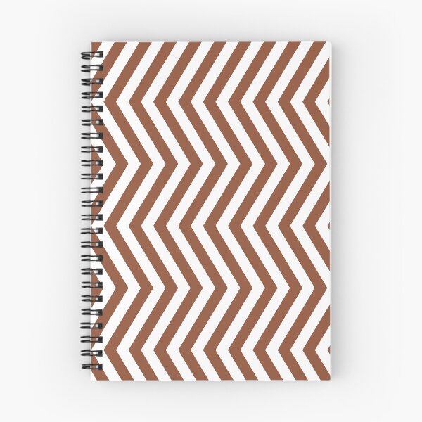 Item preview, Copper And White Chevron Pattern designed and sold by pattern-archive.