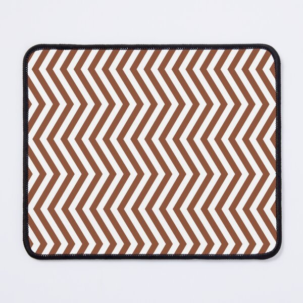 Item preview, Copper And White Chevron Pattern designed and sold by pattern-archive.