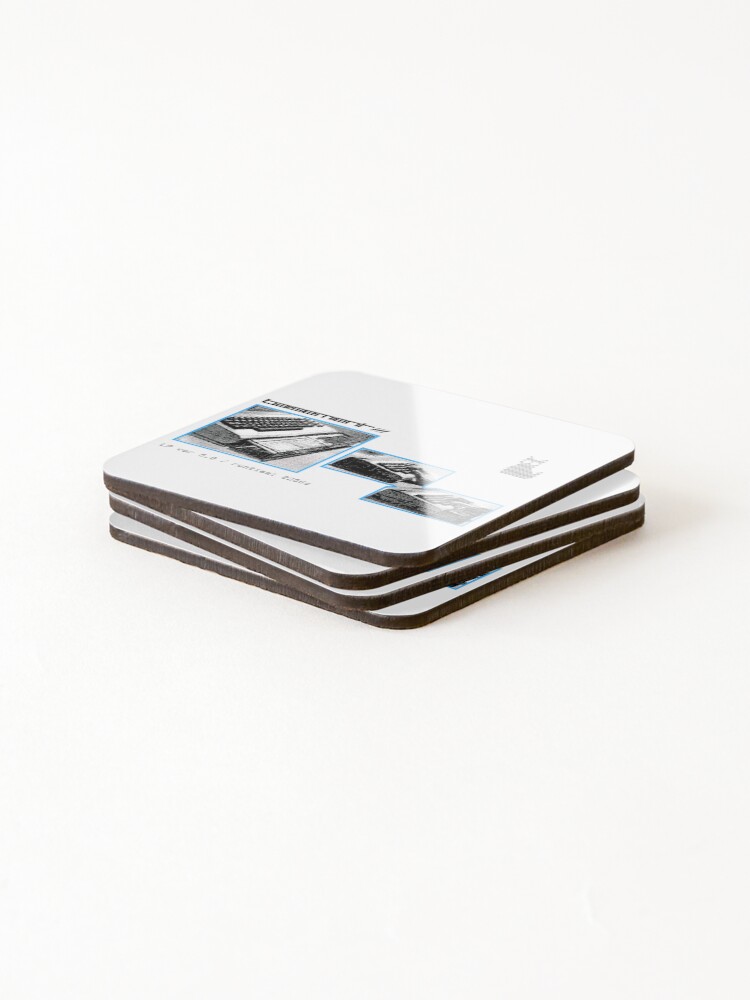 Thumbnail 4 of 5, Coasters (Set of 4), Basement Wired Coder designed and sold by Rasmuschrist.