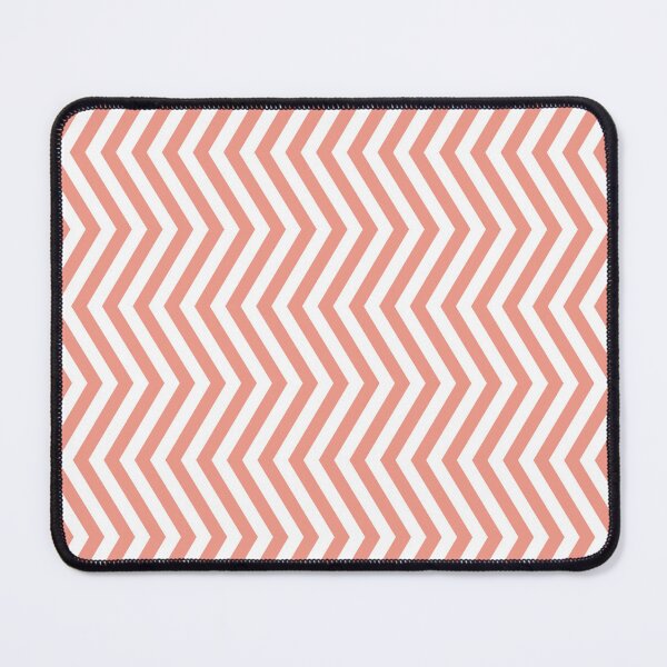 Item preview, Coral And White Chevron Pattern designed and sold by pattern-archive.