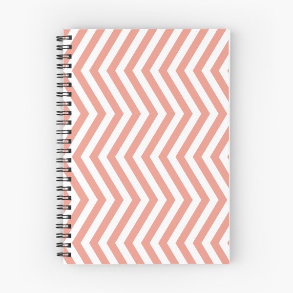 Item preview, Coral And White Chevron Pattern designed and sold by pattern-archive.