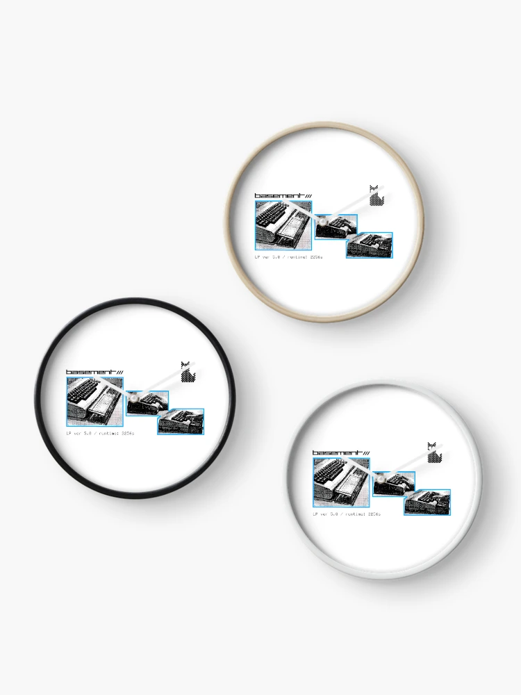 Thumbnail 3 of 4, Clock, Basement Wired Coder designed and sold by Rasmuschrist.