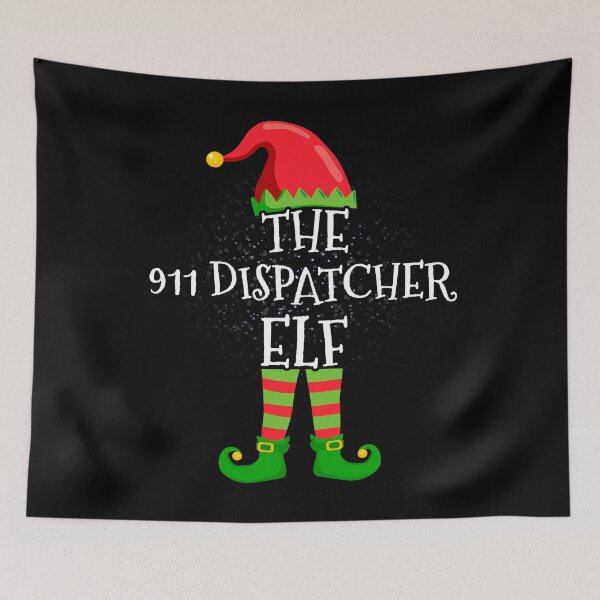 Item preview, 911 DISPATCHER Elf Family Matching Christmas Group designed and sold by CosmoKitsch.