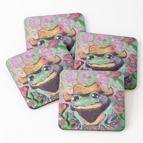 Item preview, a frog feeling adorable wearing his cow clothes designed and sold by guilhernunes.