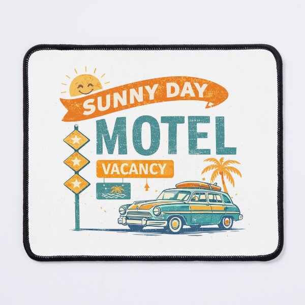 Item preview, Sunny Day Motel Vacation Sign designed and sold by Matinez Pink.