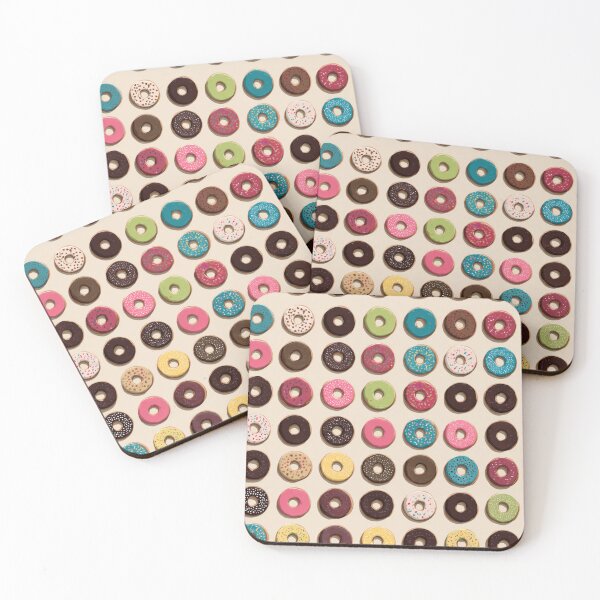 Item preview, Sweet Donut Pattern Colorful Foodie Design designed and sold by NicolasGlowArt.