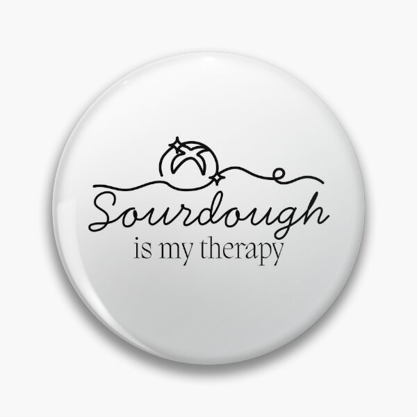 Item preview, Sourdough Is My Therapy | Cozy Baking Quote Design designed and sold by bruise+blush.