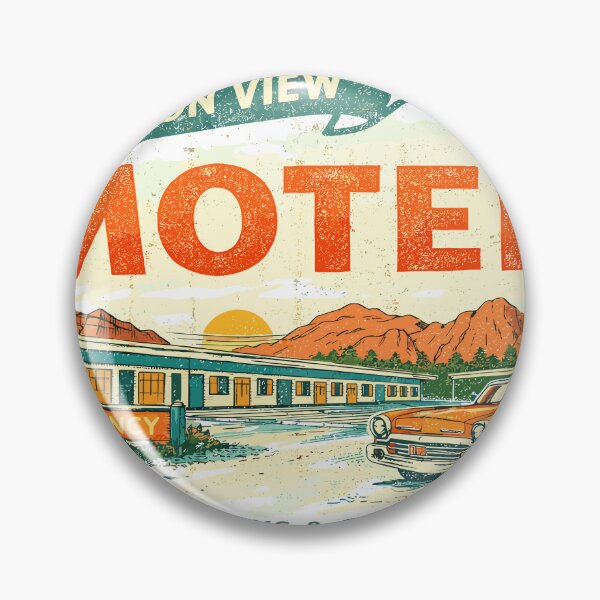 Item preview, Canyon View Motel Retro Sign designed and sold by Matinez Pink.