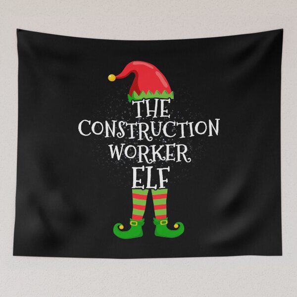 Item preview, Construction Worker Elf Family Matching Christmas Group designed and sold by CosmoKitsch.