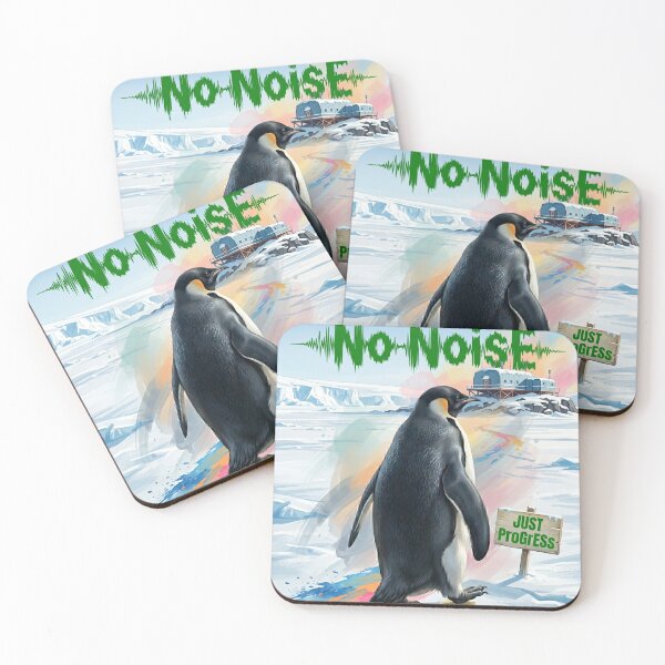 Item preview, No Noise | Penguin | Inspirational Art | T-Shirt designed and sold by Prism-Bubble.
