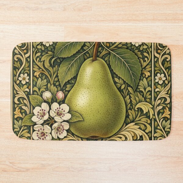 Item preview, Elegant vintage pear art work retro botanical design designed and sold by hollycooper.