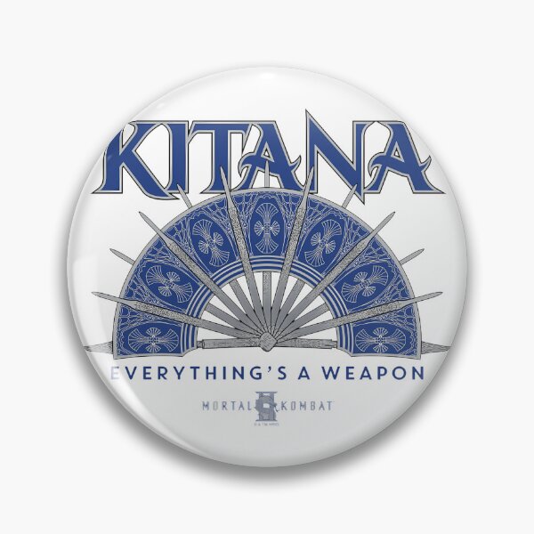 Item preview, Mortal Kombat 2 Kitana Everything'S A Weapon Steel Fan designed and sold by ResurgenceL.