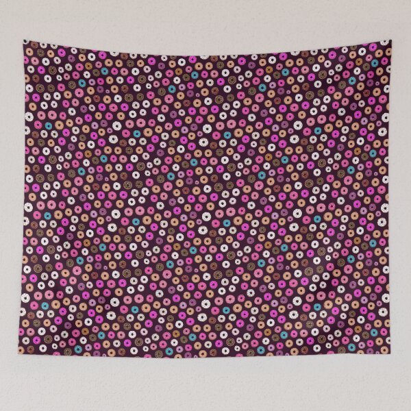 Item preview, Colorful Donut Pattern Sweet Dessert Lover designed and sold by NicolasGlowArt.