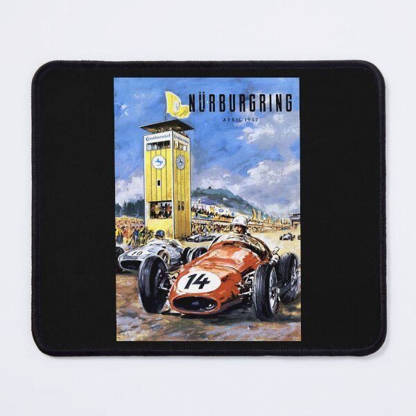 Item preview, Nurburgring 1957 Vintage poster designed and sold by Helios Be. Lavsh.
