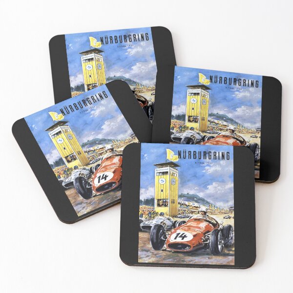 Item preview, Nurburgring 1957 Vintage poster designed and sold by Helios Be. Lavsh.
