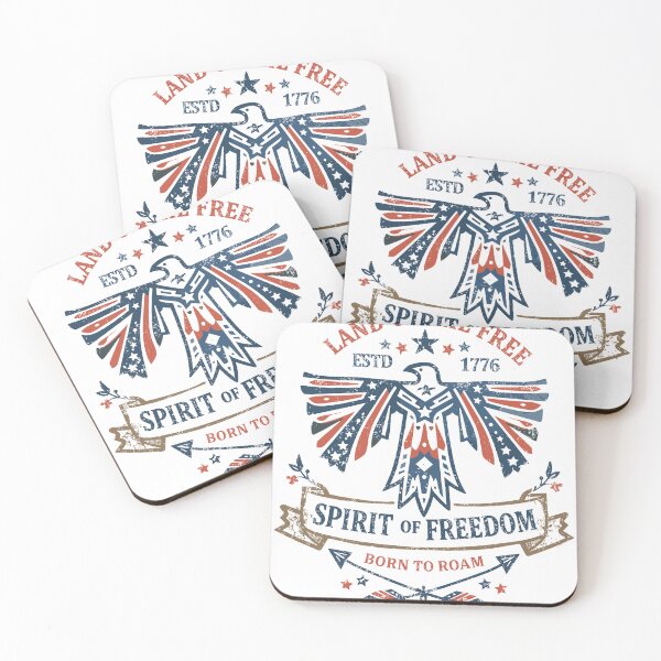 Item preview, Land of the Free Spirit of Freedom T-Shirt designed and sold by Matinez Pink.