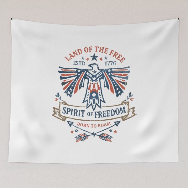 Item preview, Land of the Free Spirit of Freedom T-Shirt designed and sold by Matinez Pink.
