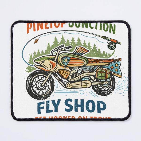 Item preview, PineTop Junction Fly Shop T-Shirt designed and sold by Matinez Pink.