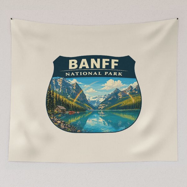 Item preview, Banff National Park Canada Mountain Nature Design designed and sold by Gideon Emmerich.