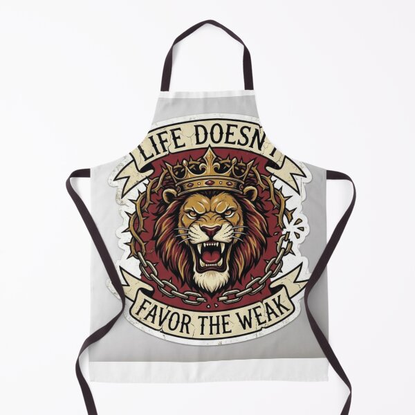 Item preview, Life Doesn't Favor The Weak Lion King Art designed and sold by Hafcishop.