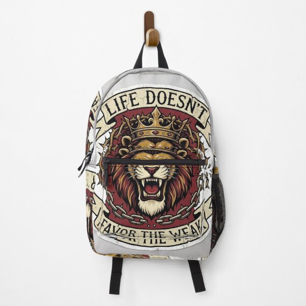 Item preview, Life Doesn't Favor The Weak Lion King Art designed and sold by Hafcishop.