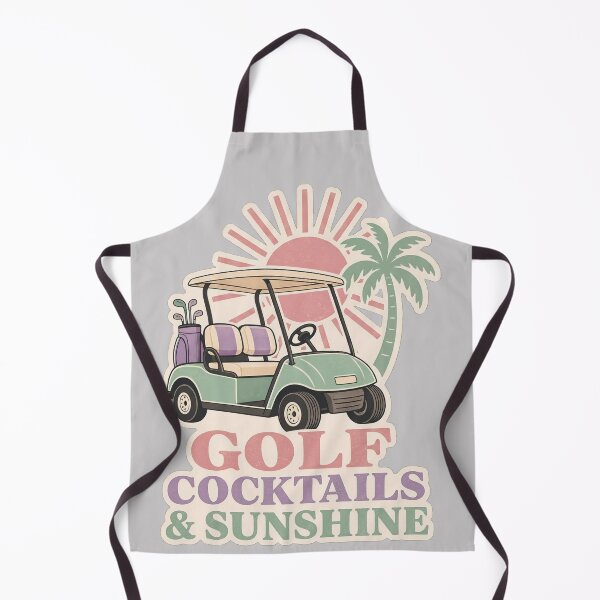 Item preview, Funny Women's Golf - golf cocktails and sunshine - Retro Pastel Golfer Aesthetic designed and sold by BelievingCreate.