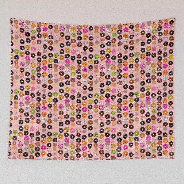 Item preview, Sweet Colorful Donut Pattern Dessert Lover Design designed and sold by NicolasGlowArt.
