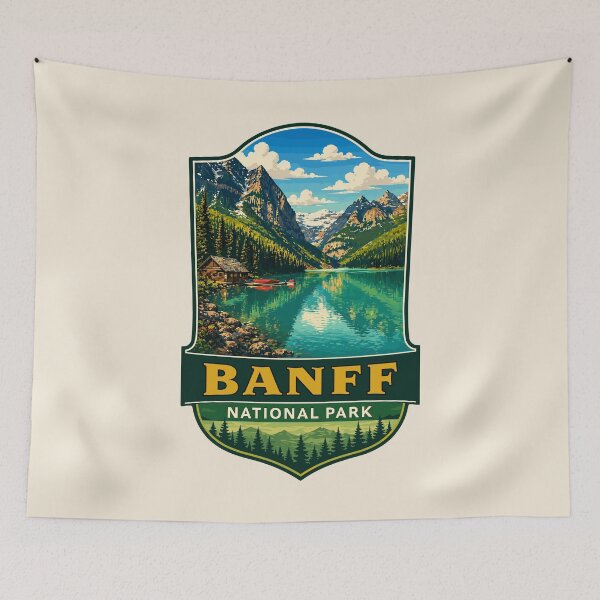 Item preview, Banff National Park Canada Mountain Nature Design designed and sold by Gideon Emmerich.